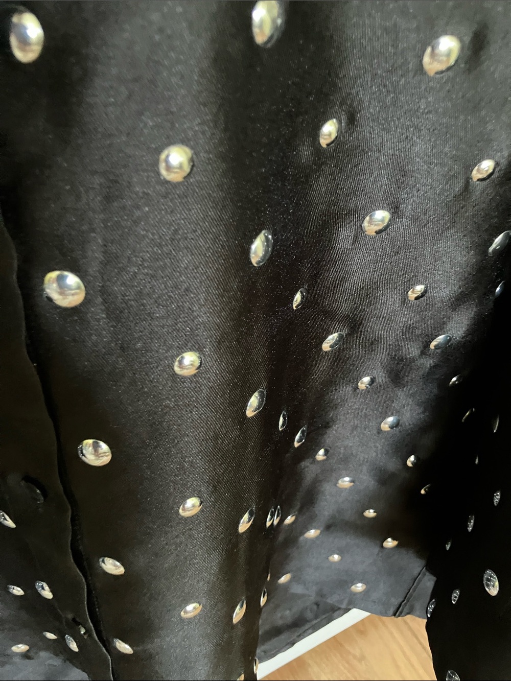 Sandro Black Crystal-Studded Cropped Jacket - Picture 4 of 6
